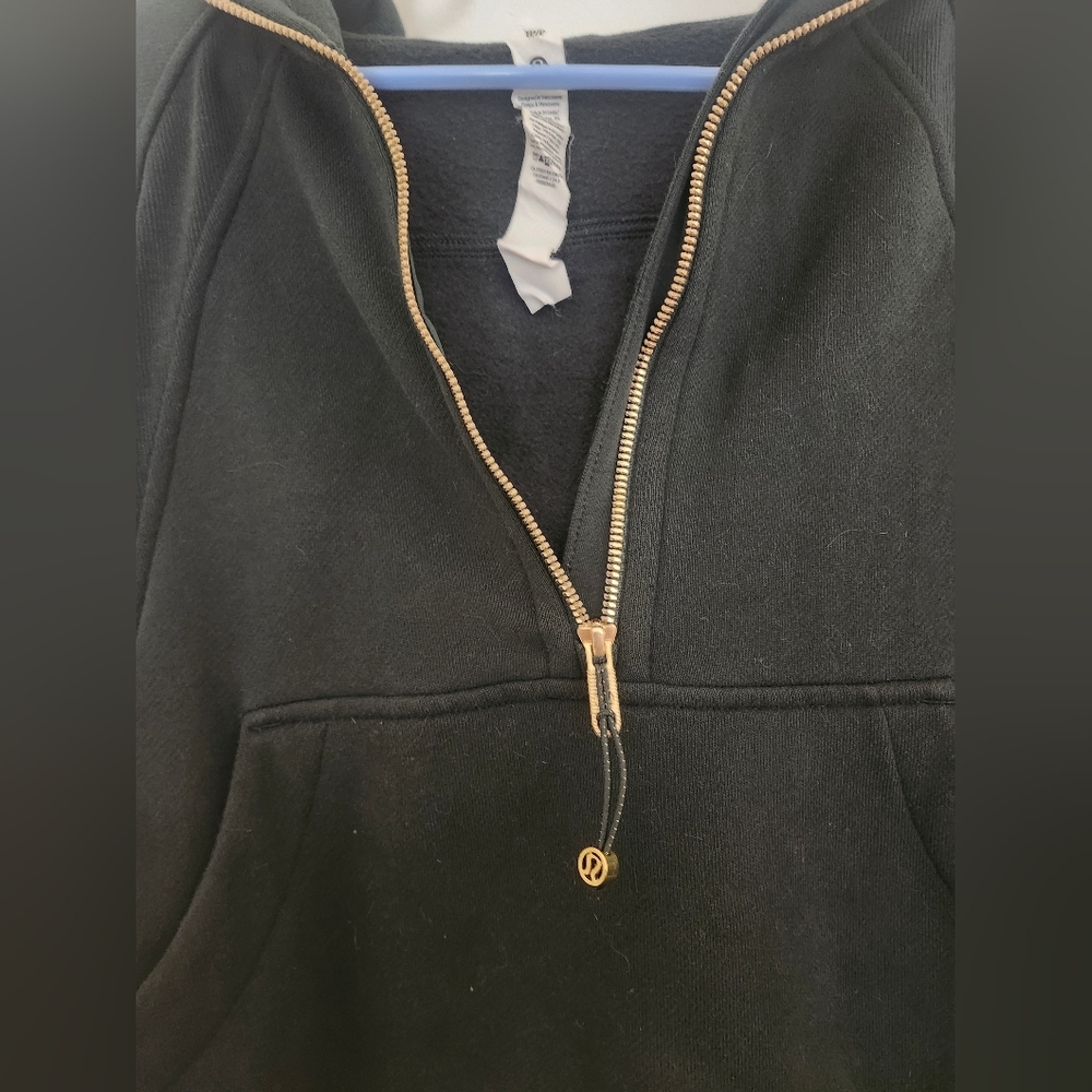 Lululemon Oversized Half Zip Scuba, Dark Green, Size XS/S - Picture 4 of 5